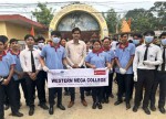 वेस्टर्न मेगा कलेज, बुटवलद्वारा मन्दिर सरसफाई तथा तिर्थालु सेवा कार्यक्रम सम्पन्न