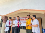 लुम्बिनी इन्टिग्रेटेड एकेडेमीमा रक्तदान