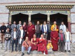 निर्माणाधिन हेलम्बुका गुम्बाहरुमा उपाध्यक्ष डा.लामा सहितको टोली पुग्दा .....