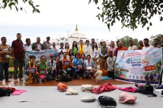 विश्व पर्यटन दिवसमा लुम्बिनी आएका पर्यटकलाइ स्वागत, लुम्बिनी भ्रमणको निम्तो  