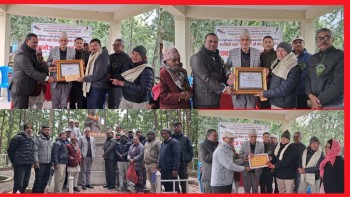 कलाकार संघले मनायो अरनीको स्मृती दिवस: पत्रकार परियार सहित कलाकार सम्मानित