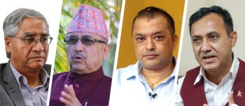 काँग्रेस अन्तत फुटमा गयाे,  गगन र विश्वलाई देउवा पक्षले गर्‍यो ५ वर्षको कारबाही