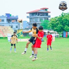प्रथम ज्ञानपुन्ज अन्तरविद्यालय सेभेन ए साईड फुटबल प्रतियोगिता :  विद्यालयविच रोमाञ्चक भिडन्त