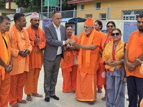 बोलबम धाममा जलार्पण गर्ने तीर्थयात्रीको घुइँचो