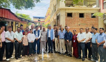 अर्थमन्त्री पौडेलद्वारा बुटवल नयाँगाउँ माविको निरीक्षण 