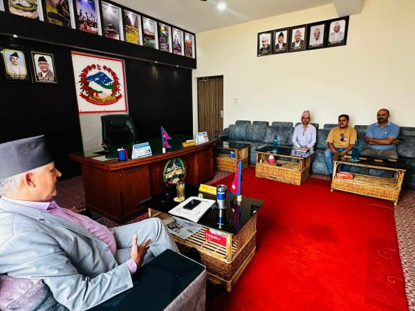 पत्रकार महासंघ लुम्बिनीद्धारा मुख्यमन्त्रीसँग छलफल 