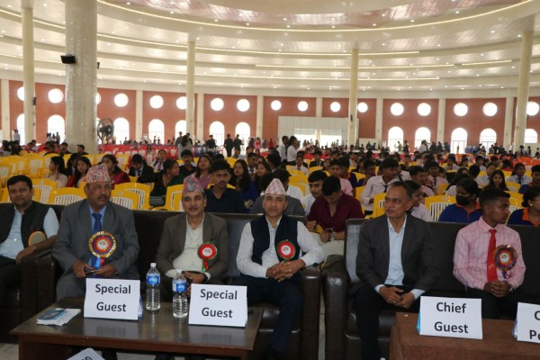 नविन स्कूलद्धारा  लुम्बिनीमा विद्यार्थी विदाई कार्यक्रम