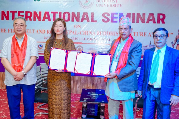 ६ बुँदे घोषणासहित लुम्बिनीमा सकियाे अन्तर्राष्ट्रिय सेमिनार