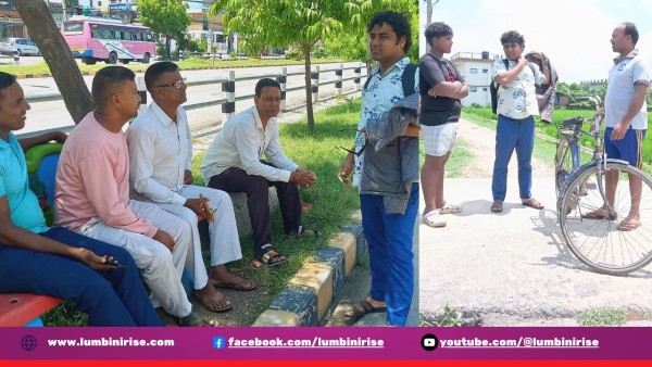 रूपन्देही–३ उपनिर्वाचन : मतदाताको मन बुझ्दै स्वतन्त्र उम्मेदवार किरण बिक 