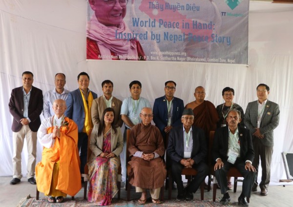 लुम्बिनीमा गरियो नेपाल शान्ति सम्मेलन, विश्वशान्तिको आह्वान