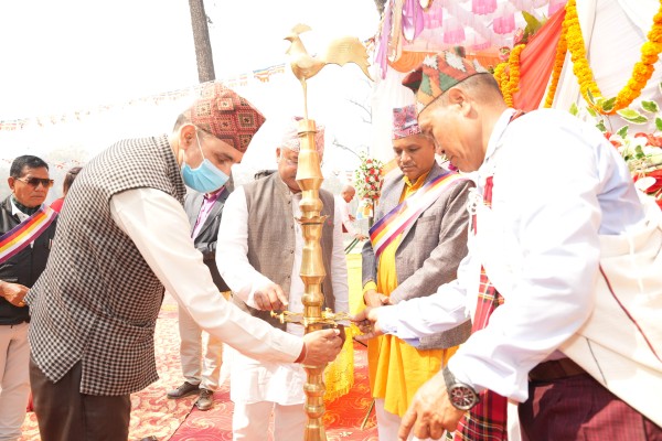 देवदहमा मंगल पुष्करिणी दह महोत्सव शुरु, महापरित्राण पाठ गरियाे