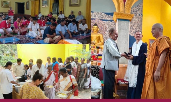 लुम्बिनीमा एक महिनामा २ हजार तीर्थालुले गरे नि:शुल्क भोजन 