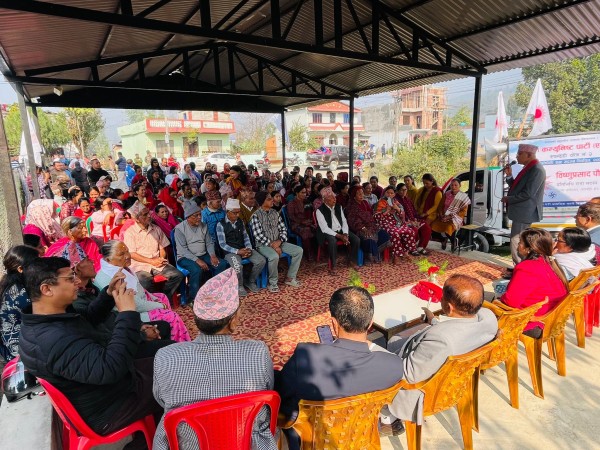 विष्णु पाैडेलद्धारा सैनामैनाका विभिन्न वडाहरुमा टोलभेला