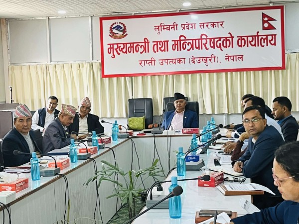 लुम्बिनीमा घाटा बजेट नल्याउन मुख्यमन्त्री आचार्यको निर्देशन