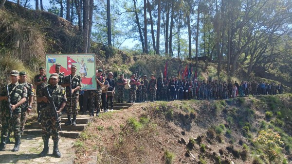 गोरखा दरवारदेखि बुटवल जितगढीसम्म नेपाली सेनाको पदयात्रा सुरु