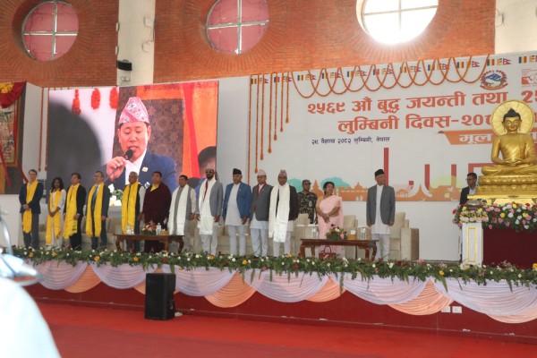 २५६९ औं बुद्धसंवत हो, २६४९ बुद्धजयन्ती हो : प्रधानमन्त्री ओली 