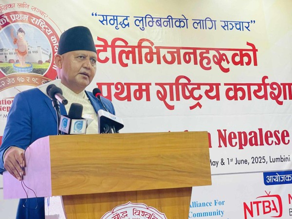 लुम्बिनीको महत्त्व विश्वभर फैलाउन सञ्चार क्षेत्रको भूमिका अपरिहार्य : मुख्यमन्त्री आचार्य