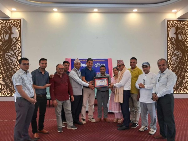 प्रेस युनियनको विकास पत्रकारिता तालिम समापन
