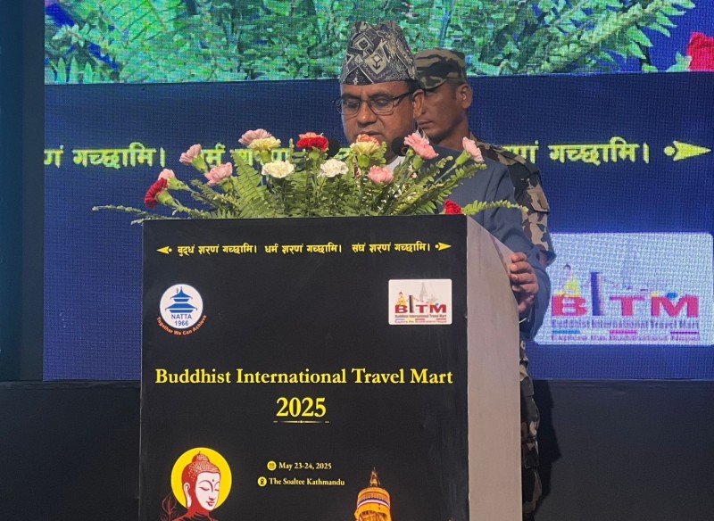 नेपाल बौद्ध, आध्यात्म र शान्ति पर्यटनको केन्द्र : मन्त्री पाण्डे 