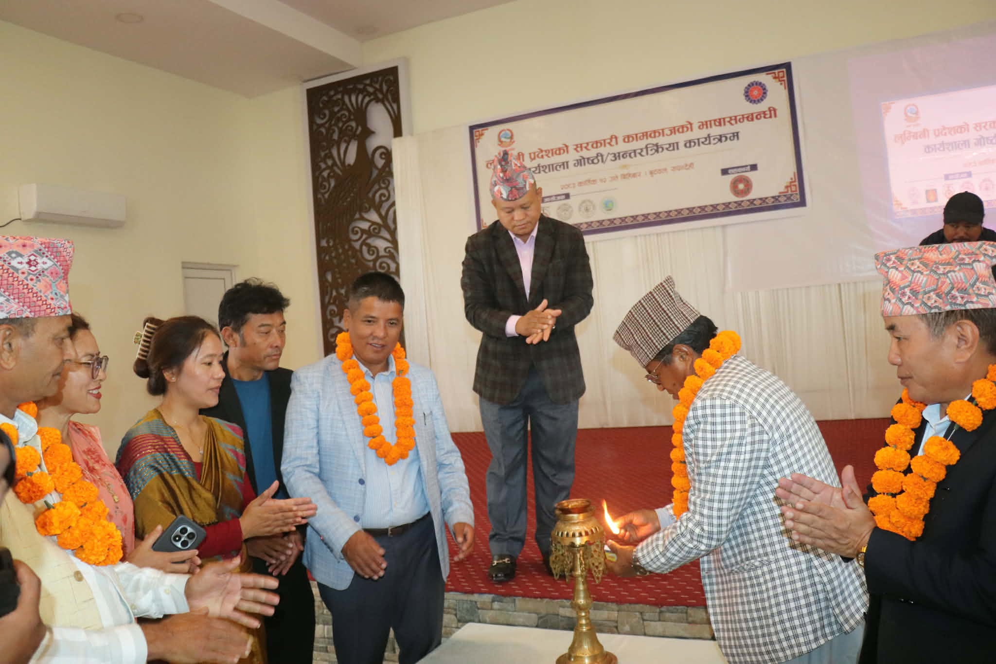 एक प्रतिशत सम्मका मातृभाषीहरुको भाषालाई सरकारी कामकाजी भाषा बनाउनुपर्छ : सभामुख घर्ती