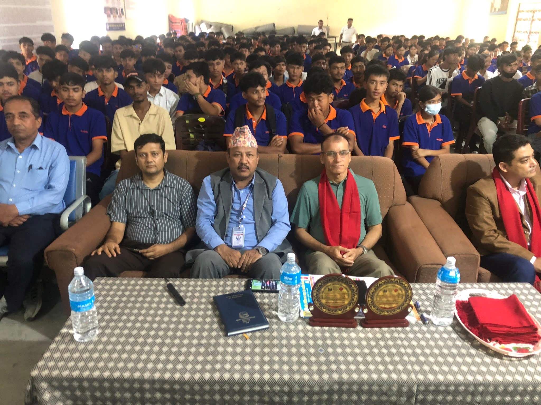 नवीन औद्योगिक माविमा होटल व्यवस्थापन अभिमुखिकरण