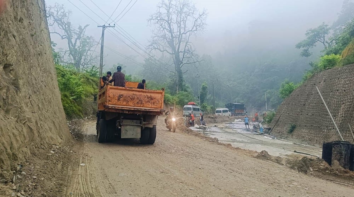 नारायणगढ बुटवल सडक निर्माणको भौतिक प्रगति ७० प्रतिशत