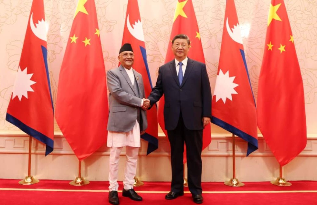 प्रधानमन्त्री ओलीले आज शाङ्घाइ शिखर सम्मेलनलाई सम्बोधन गर्दै