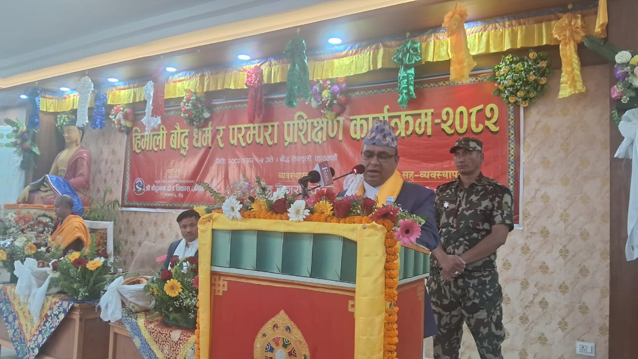 नेपाल चीन र भारतको आस्थाको केन्द्र हो : मन्त्री पाण्डे
