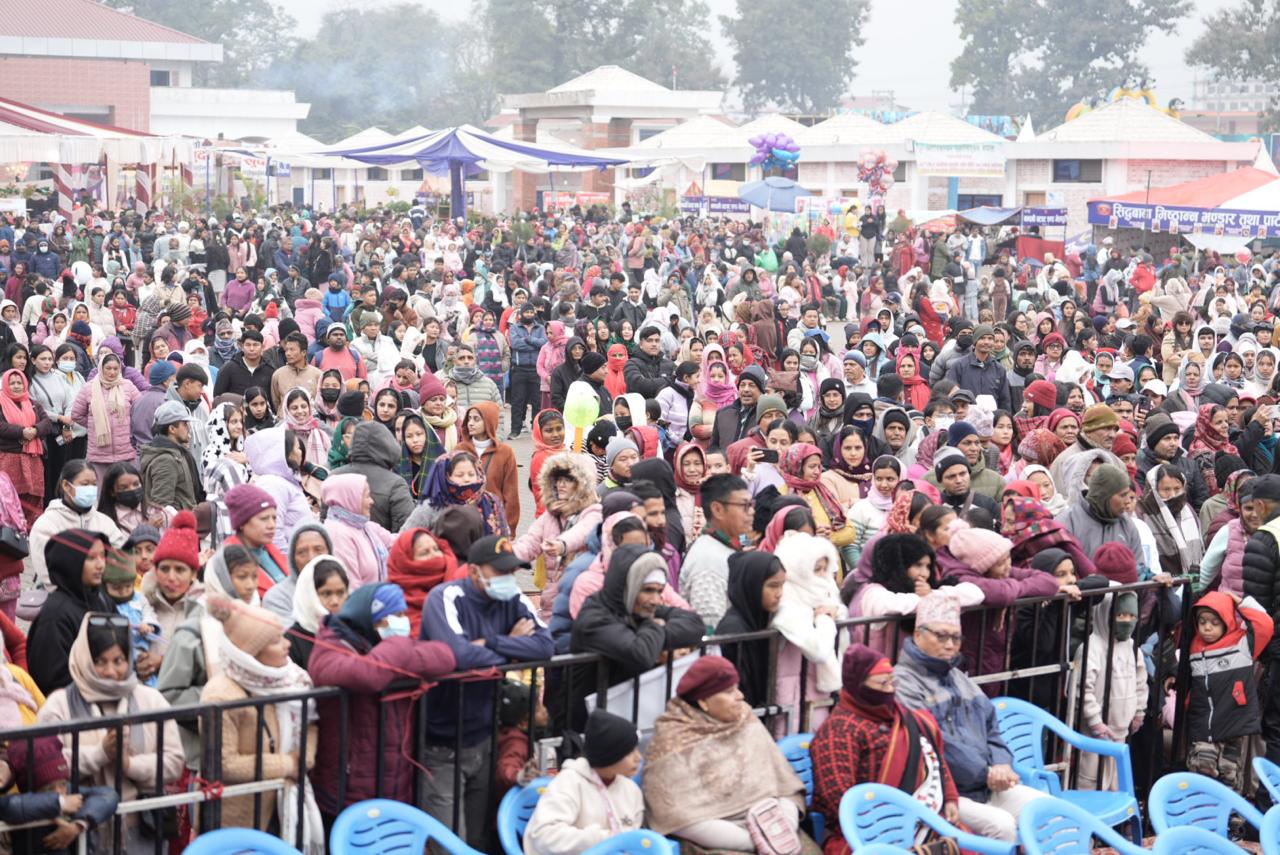 औद्योगिक प्रदर्शनीको अन्तिम समयमा बढ्यो सहभागीको चाप