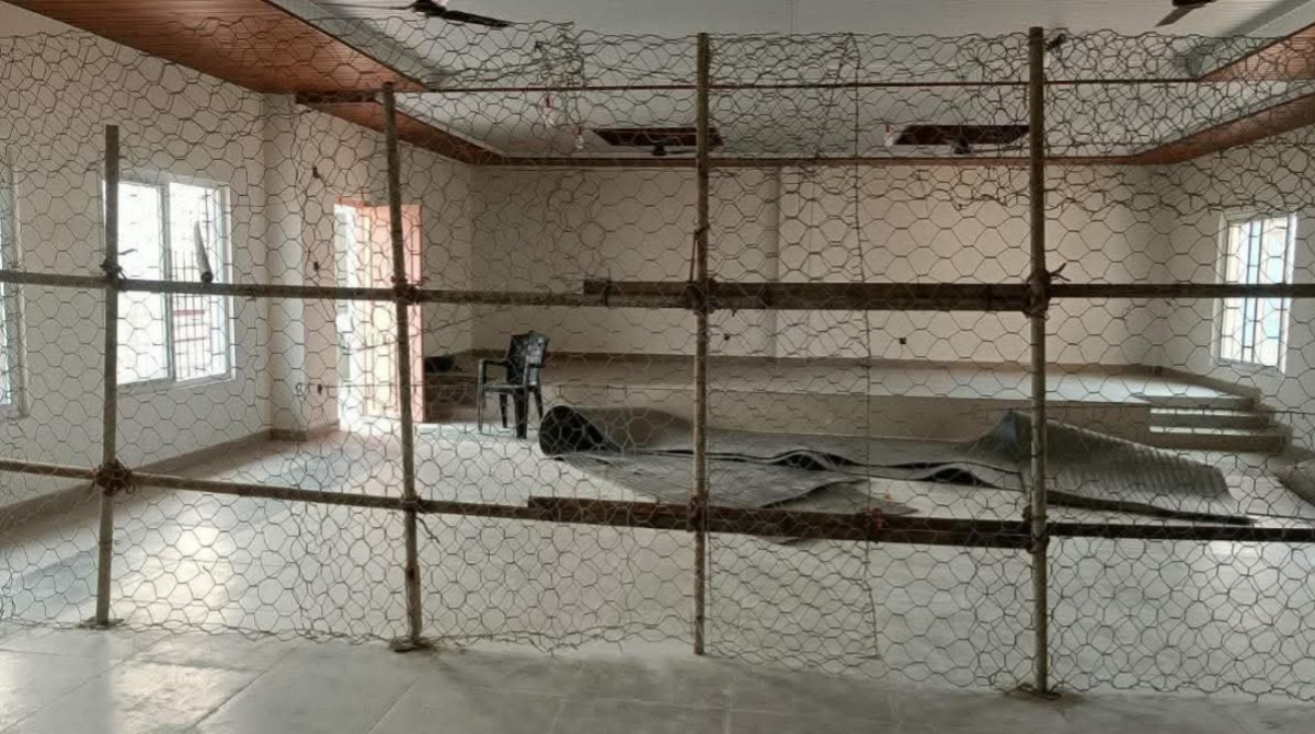 रुपन्देहीका ५ वटै मतगणना स्थलमा  १० फिट अग्लाे तार जाली जडान