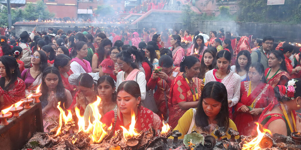 हरितालिका तिज देशभर मनाइँदै, लुम्बिनीमा सार्वजनिक विदा